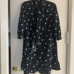 Who What Wear Polka Dot Dress